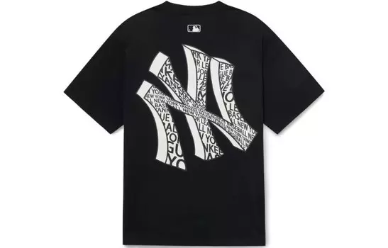 Футболка New York Yankees унисекс, черная Mlb, черный