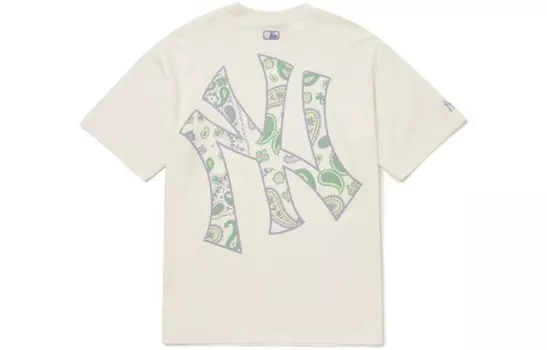 Футболка New York Yankees унисекс, цвет белый Mlb, кремовый