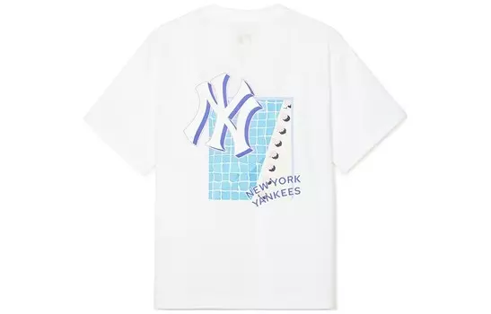 Футболка New York Yankees унисекс, цвет белый Mlb, кремовый