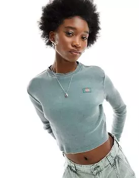 Футболка newington с длинными рукавами темно-зеленого цвета Dickies