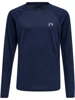 Футболка Newline L/S Kids Core Running L/S, черный