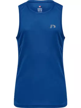Футболка Newline S/L Kids Core Running Singlet, цвет TRUE BLUE
