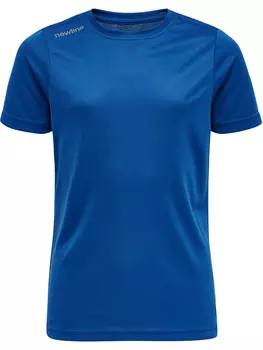 Футболка Newline S/S Kids Core Functional S/S, цвет TRUE BLUE