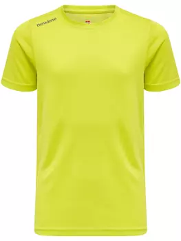 Футболка Newline S/S Kids Core Functional S/S, цвет EVENING PRIMROSE