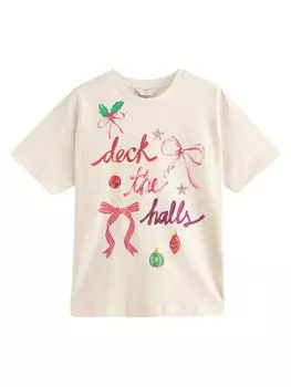 Футболка Next Shirt, экрю