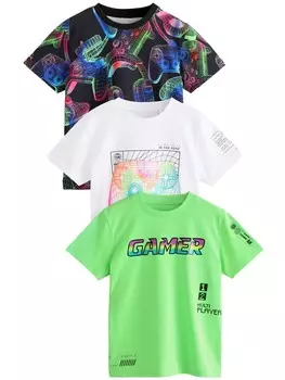 Футболка Next Shirt, цвет blue/green/white