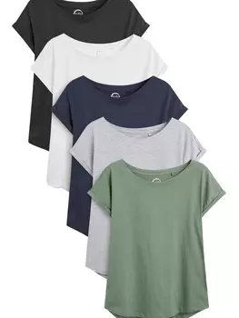 Футболка Next Shirt, цвет navy/grey/green/black/white
