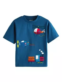 Футболка Next Shirt, цвет navy/mixed colors