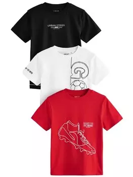 Футболка Next Shirt, цвет red/black/white