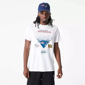 Футболка NFL NEW ENGLAND PATRIOTS WORDMARK T-SHIRT New Era, цвет Wei