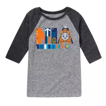 Футболка Nia Raglan с рисунком для мальчиков 8–20 лет «Томас и друзья» Licensed Character