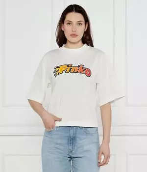 Футболка Ниамей Relaxed fit Pinko, белый