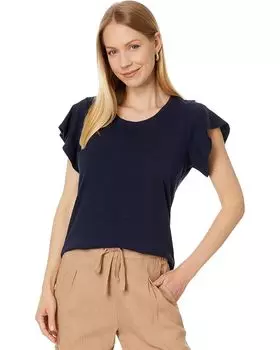 Футболка NIC+ZOE Flutter Tee, цвет Dark Indigo