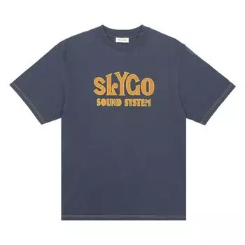 Футболка Nicholas Daley Slygo Tee 'Navy', синий