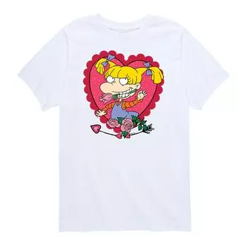 Футболка Nickelodeon Rugrats с сердечком Анжелики для мальчиков 8–20 лет Licensed Character