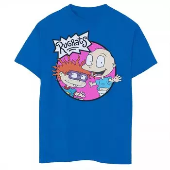 Футболка Nickelodeon Rugrats Tommy and Chucky для мальчиков 8–20 лет с рисунком Licensed Character