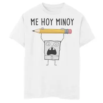 Футболка Nickelodeon SpongeBob SquarePants для мальчиков 8–20 лет с рисунком DoodleBob Licensed Character