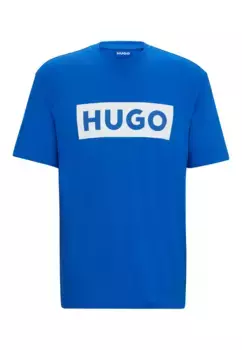 Футболка nico стандартного кроя Hugo, синий