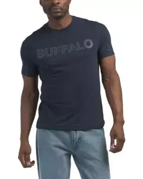 Футболка Nicolay с графическим рисунком Buffalo David Bitton, синий