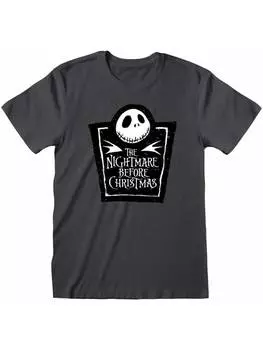 Футболка Nightmare Before Christmas, серый