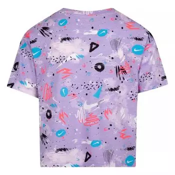 Футболка Nike 3BRAND Boxy для девочек 7–16 лет от Russell Wilson Nike 3BRAND, фиолетовый