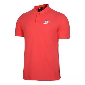 Футболка Nike Athleisure Casual Sports Breathable Polo Shirt Red, красный