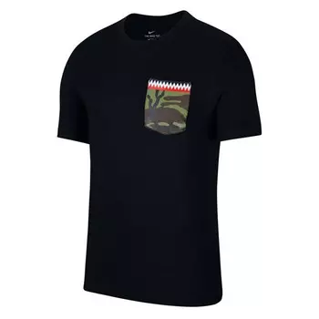 Футболка Nike Back Cartoon Devil Camouflage Pattern Printing, черный
