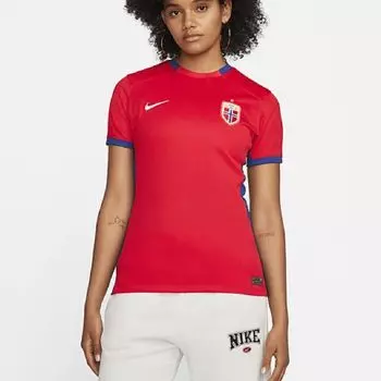 Футболка Nike Camisa W Nk Nor Stad 2023 Jsy Hm, красный/белый/синий