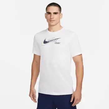 Футболка Nike Court Dri Fit Swoosh, белый