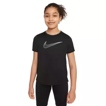 Футболка Nike для девочек Dri-Fit One, чёрный