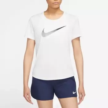 Футболка Nike Dri-FIT One Women's Short-Sleeve Running, белый