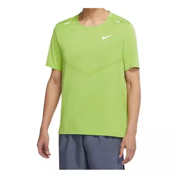 Футболка Nike Dri-FIT Solid Color Logo Printing Green CZ9185-332, зеленый