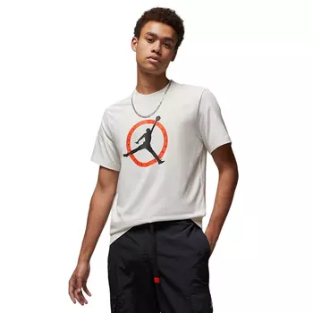 Футболка Nike Jordan Flight MVP, серовато-белый/черный/красный