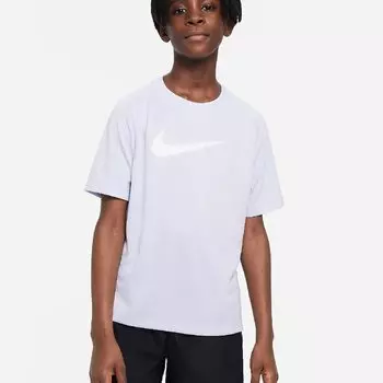 Футболка Nike Multi Big Kids' Dri-FIT Graphic Training, белый/ярко-белый