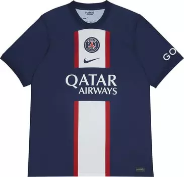 Футболка Nike Paris Saint-Germain Stadium Home Dri-FIT Soccer Jersey 'Midnight Navy/White', синий