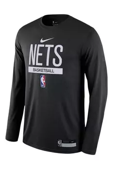 Футболка Nike с длинными рукавами Fanatics Brooklyn Nets Nike, черный