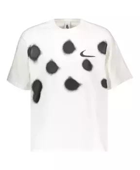 Футболка Nike с короткими рукавами и аэрозольным принтом Off White, белый