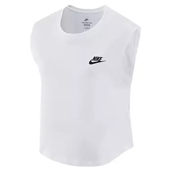 Футболка Nike Sports Loose Short Sleeveless, белый