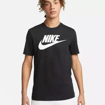 Футболка Nike Sportswear, черный/белый