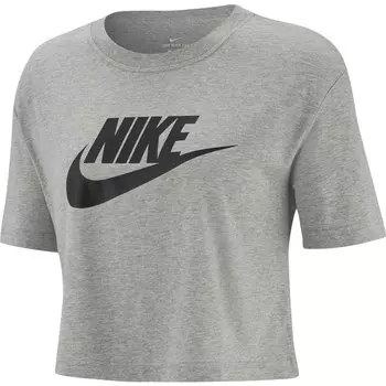 Футболка Nike Sportswear Essential Icon Futura Crop, серый