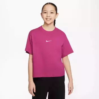 Футболка Nike Sportswear "ФУТБОЛКА ДЛЯ БОЛЬШИХ ДЕТЕЙ (ДЕВОЧЕК)", цвет Fireberry