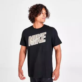 Футболка Nike Sportswear Futura Swoosh с графическим принтом, черный