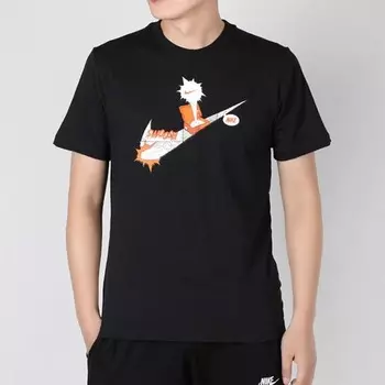 Футболка Nike Sportswear Printing Logo Knit, черный