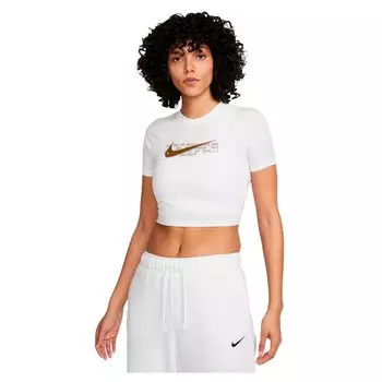 Футболка Nike Sportswear Slim Crop Swoosh, белый