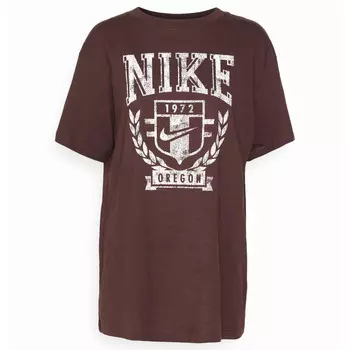 Футболка Nike Sportswear W NSW BF VRSTY, красновато-коричневый