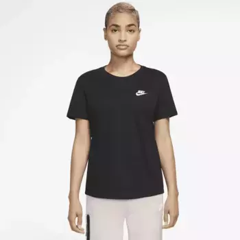 Футболка Nike Sportswear "ЖЕНСКАЯ ФУТБОЛКА CLUB ESSENTIALS", черный