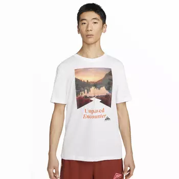 Футболка Nike Trail Dri-FIT Running, белый