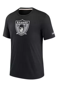 Футболка Nike Tri-Blend Fanatics Las Vegas Raiders Impact Nike, черный