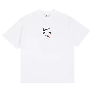 Футболка Nike x Hello Kitty NRG Logo Tee 'White', белый