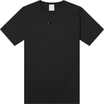 Футболка Nike x NOCTA Logo Tee 'Black', черный